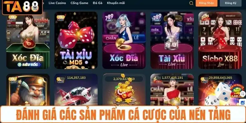 Đánh giá nhà cái TA88 về các tính năng và dịch vụ nổi bật Đánh giá nhà cái TA88 về các tính năng và dịch vụ nổi bật